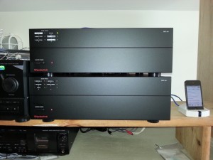 Front view of SpeakerCraft 16 zone distributed audio system.
