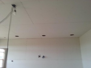 Front 3 speakers for an in ceiling theater system